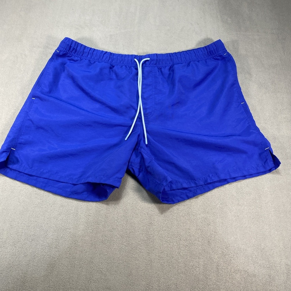 Duluth Trading Mens Shorts Drawstring Blue XL Beach Summer Vacation